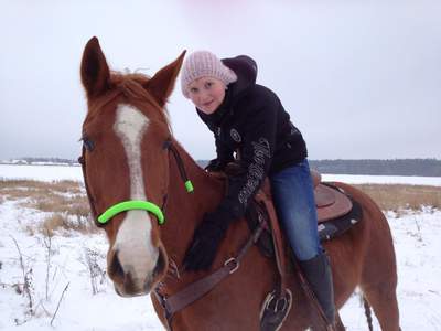 Jak jezdit na koni v zimě.